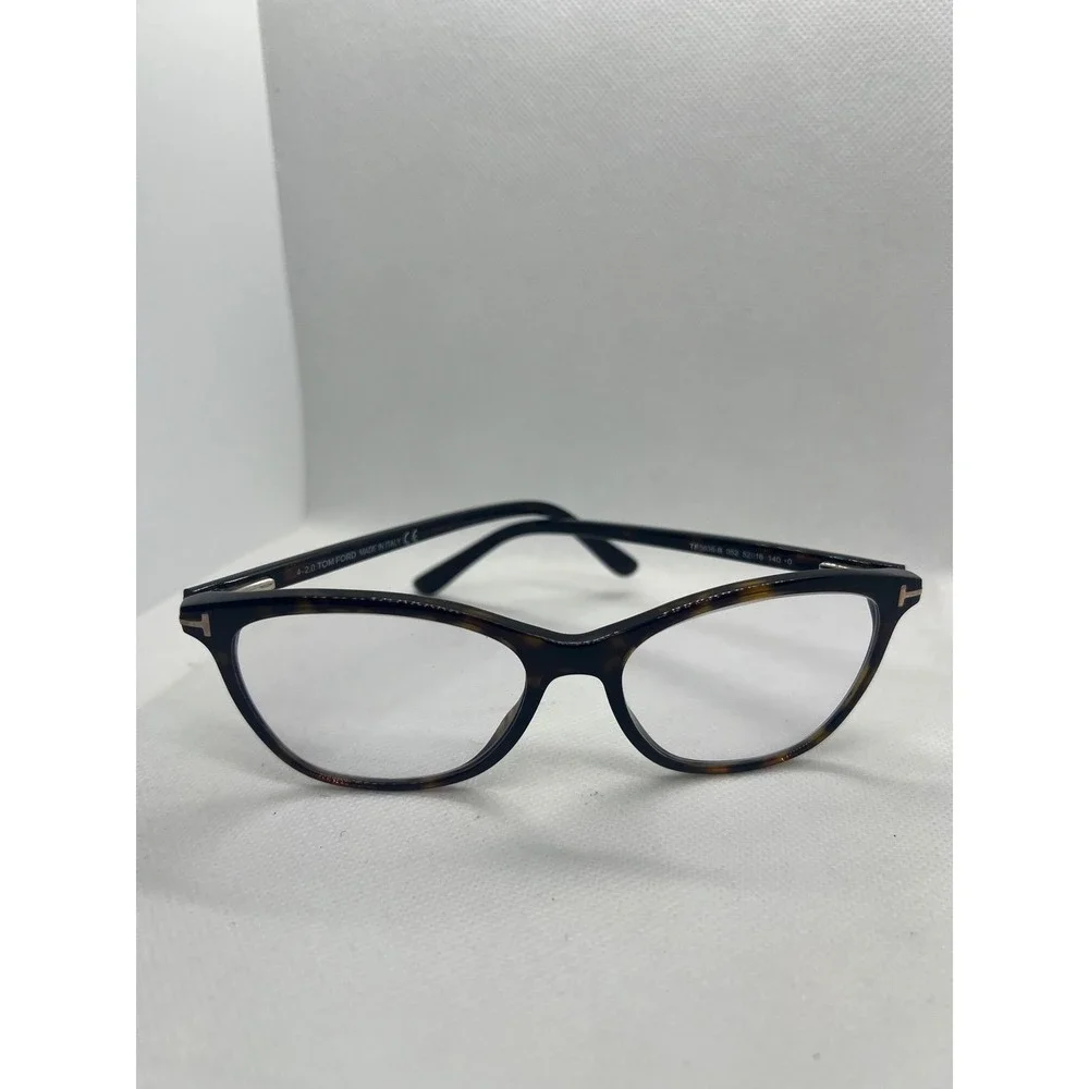 Tom Ford‎ TF5636-B Dark Tortoise Shell Cat Eye Optical Glasses Frames 52-16-140